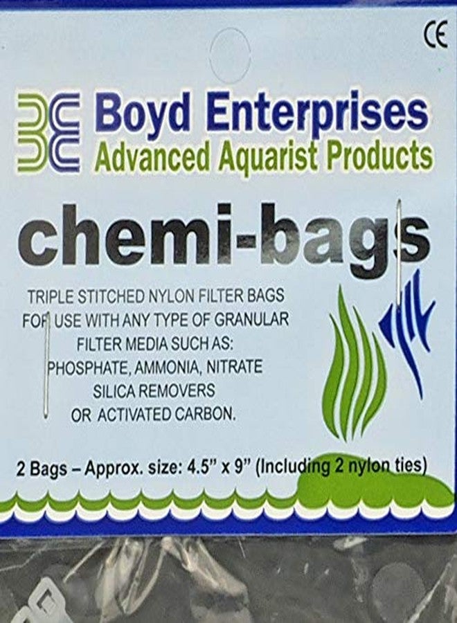Boyd Enterprises ABE16720 2-Pack Chemi-Bags with Ties for Aquarium - Image 2